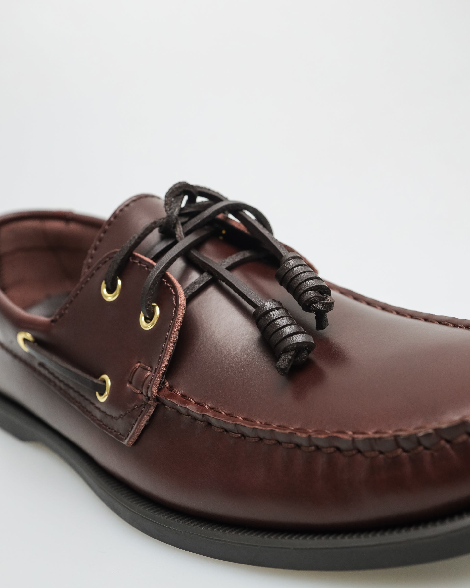 Tomaz C999A Men's Leather Boat Shoes (Coffee)