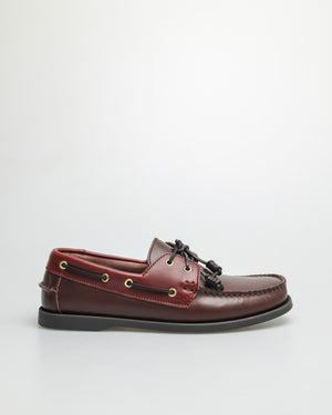 
                  
                    Load image into Gallery viewer, Tomaz C999B Men&amp;#39;s Leather Boat Shoes (Coffee/Wine)
                  
                