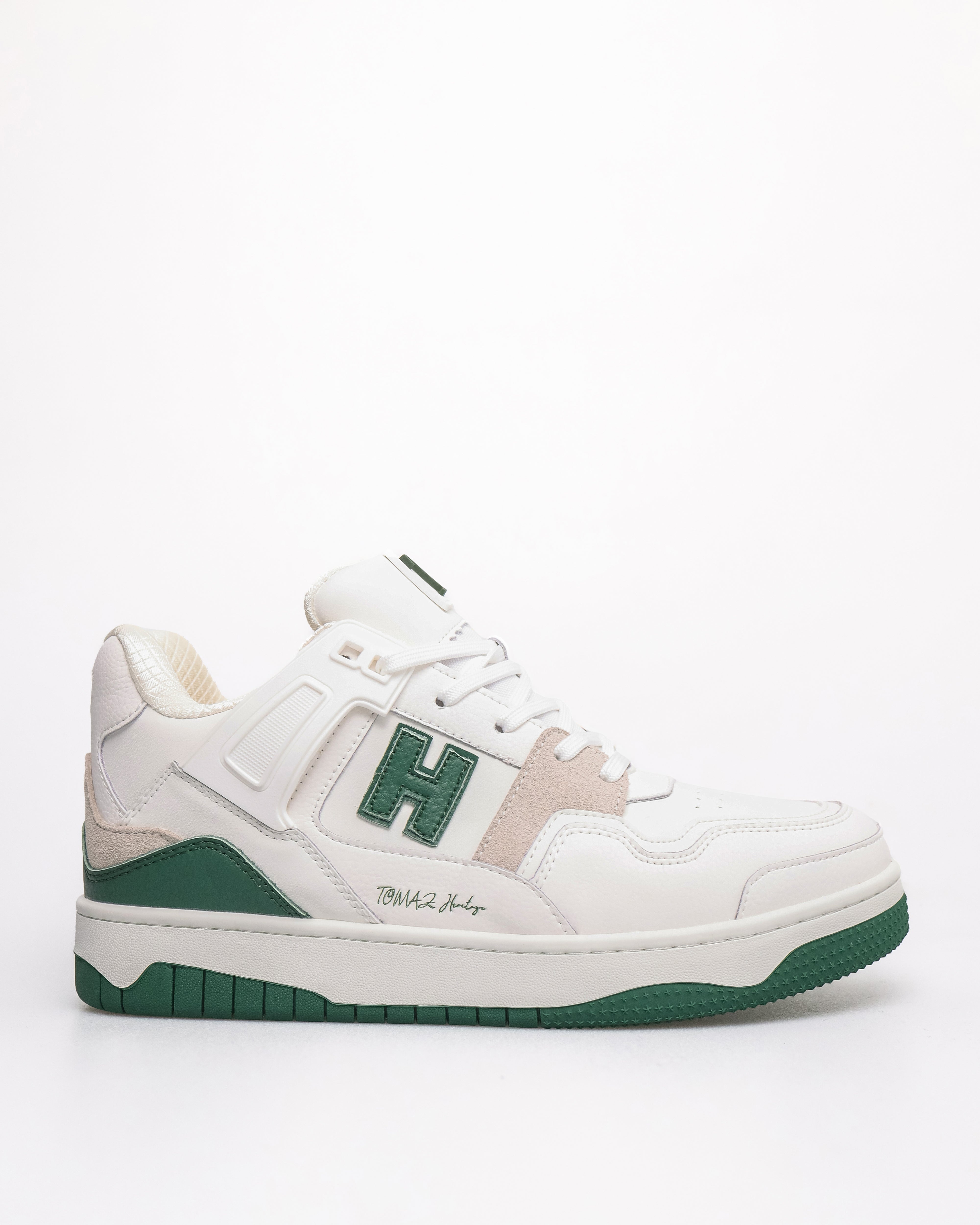 Tomaz TBB031 Men's Sneaker (Green/White)