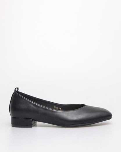 Tomaz YX195 Ladies Classic Flats (Black)