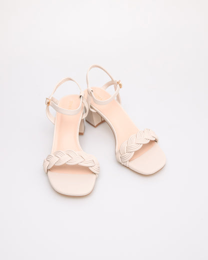 Tomaz YX217 Ladies Slingback Heels (Cream)