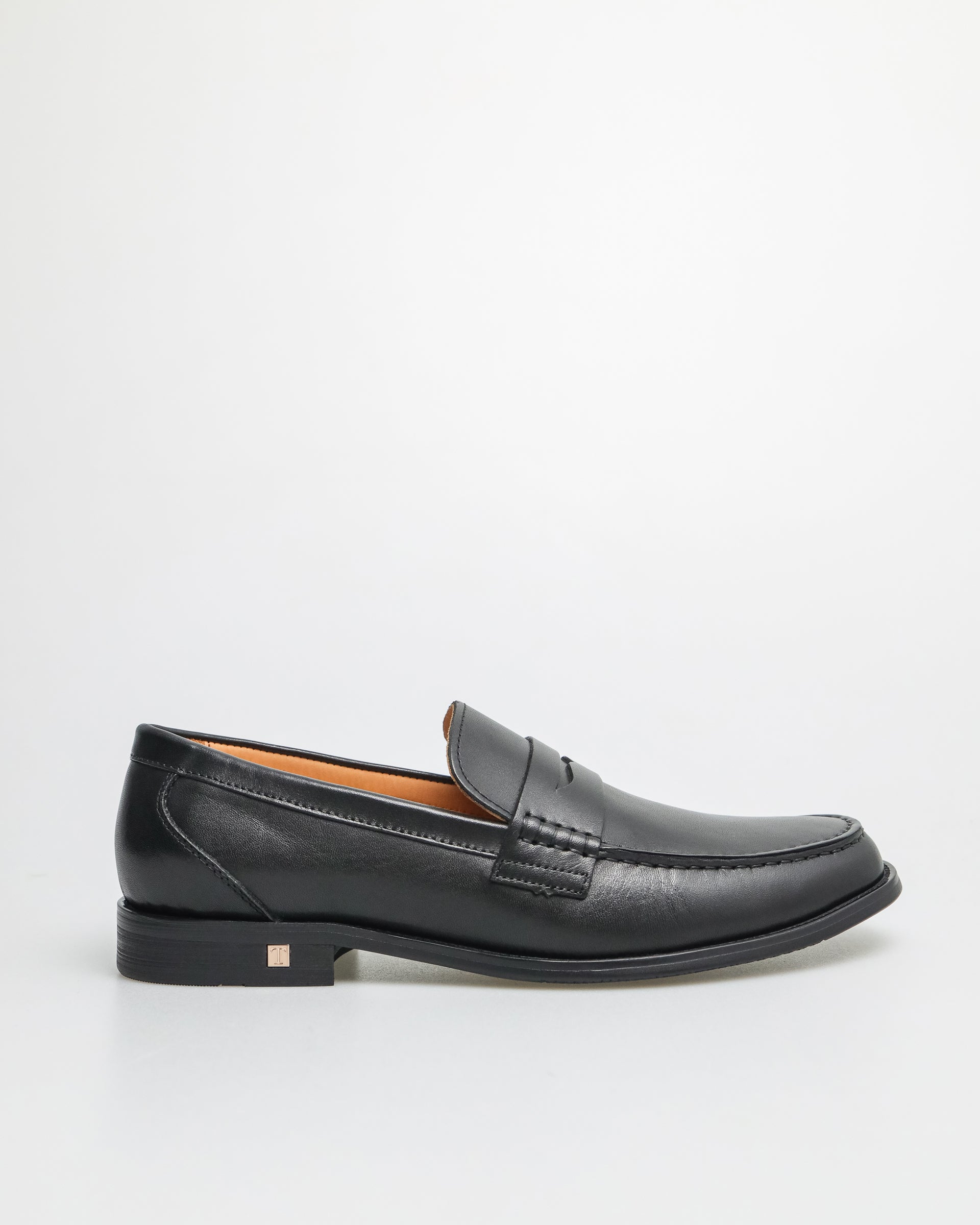 Tomaz F180 Men's Formal Penny Loafers (Black)