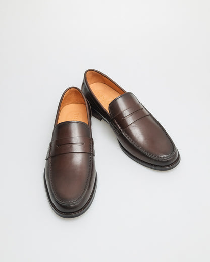Tomaz F180 Men's Formal Penny Loafers (Coffee)
