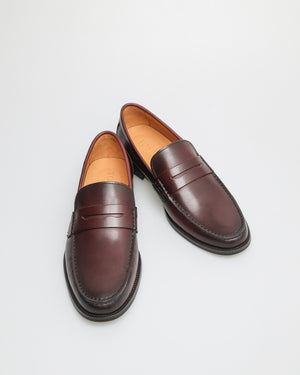 
                  
                    Load image into Gallery viewer, Tomaz F180 Men&amp;#39;s Formal Penny Loafers (Wine)
                  
                
