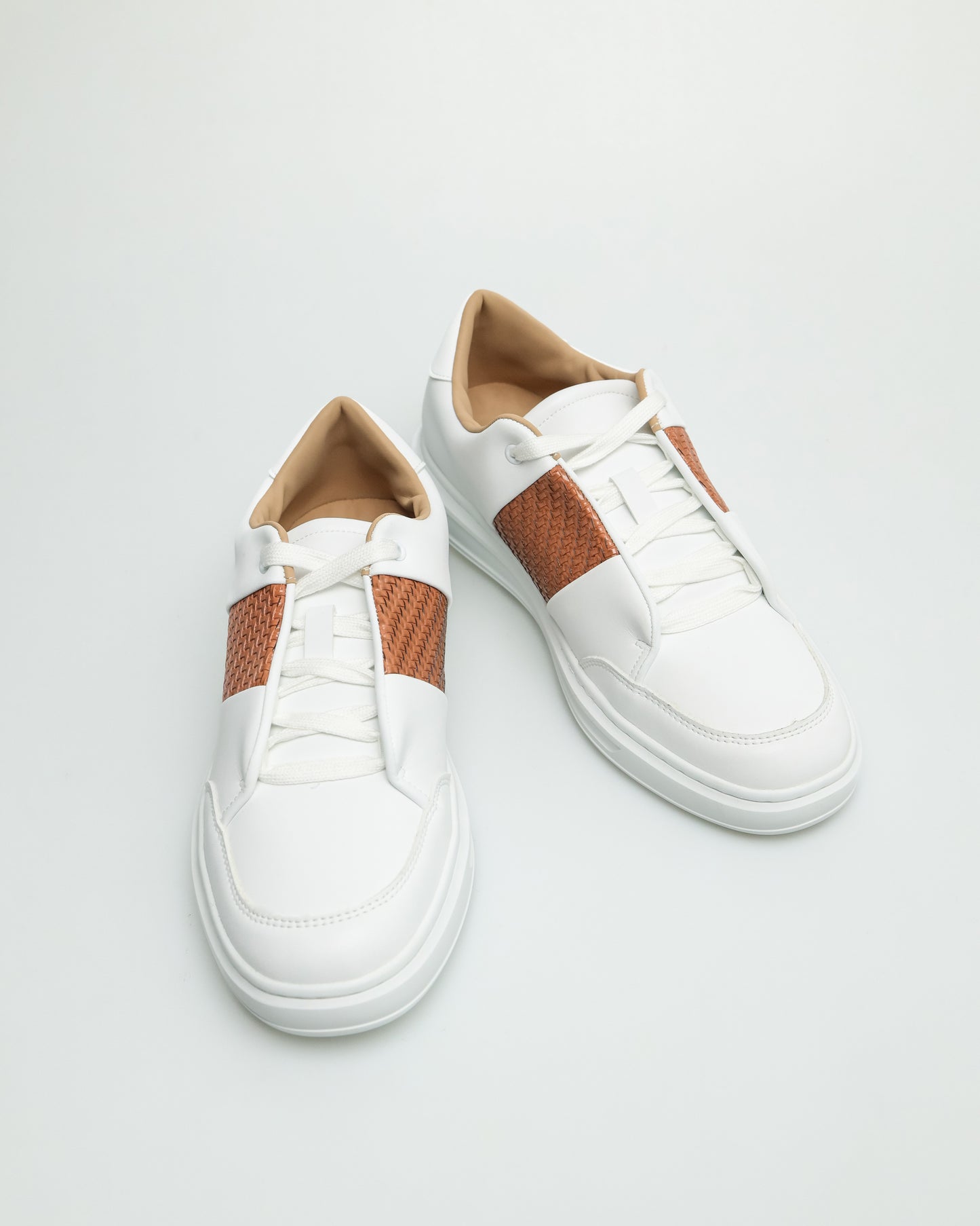 Tomaz TY019 Men's Sneakers (White)