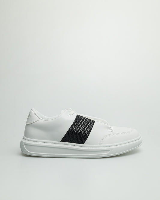Tomaz TY019 Men's Sneakers (White/Black)