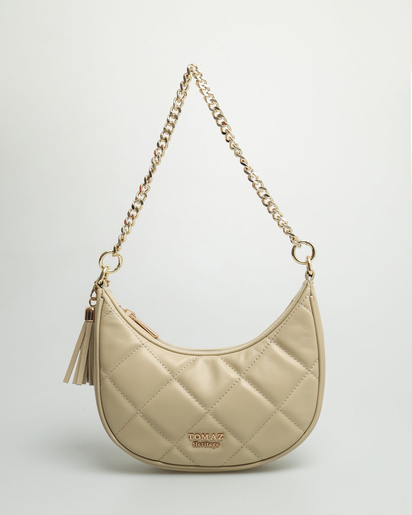 Tomaz BL202 Ladies Crescent Bag (Beige)