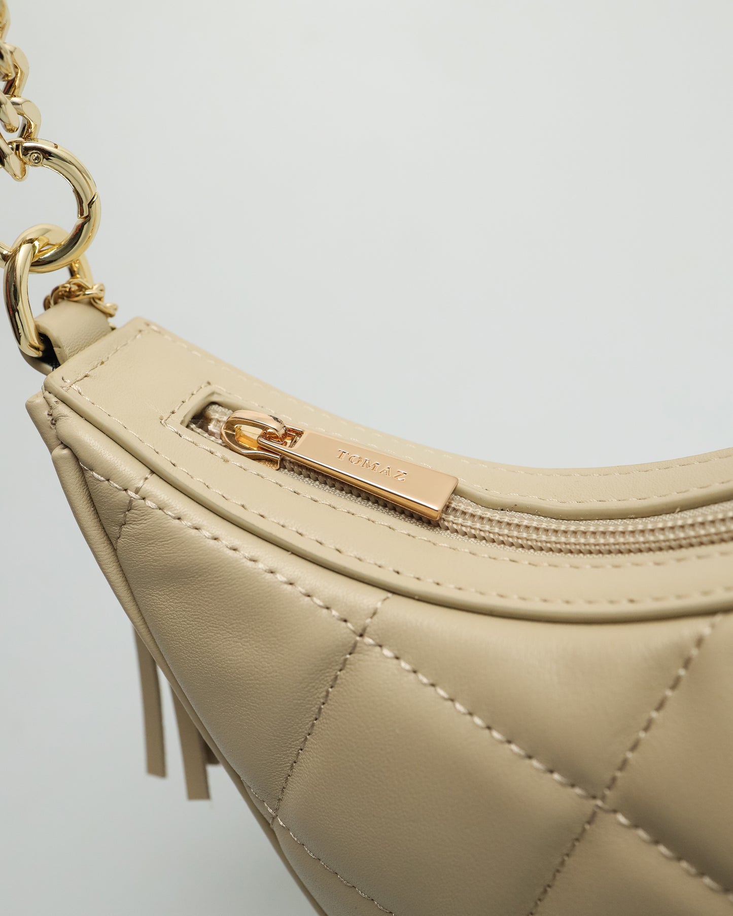 Tomaz BL202 Ladies Crescent Bag (Beige)