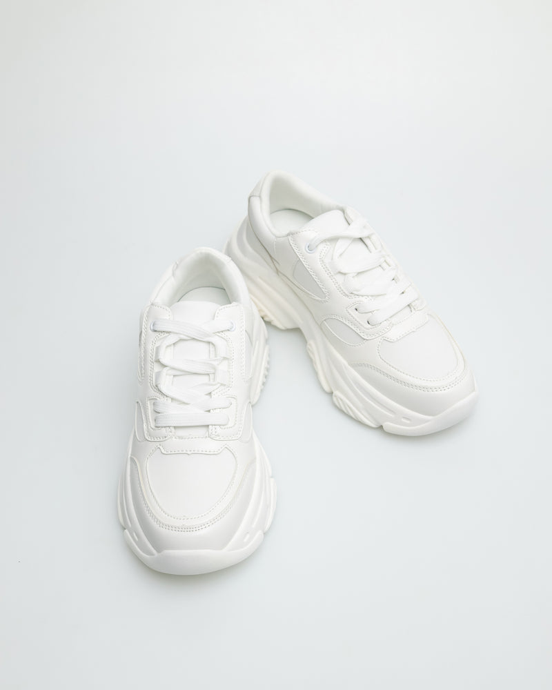 
                  
                    Load image into Gallery viewer, Tomaz YX117 Ladies Sneakers (White)
                  
                