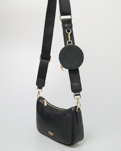 Tomaz BL176 Ladies Crescent Bag (Black)