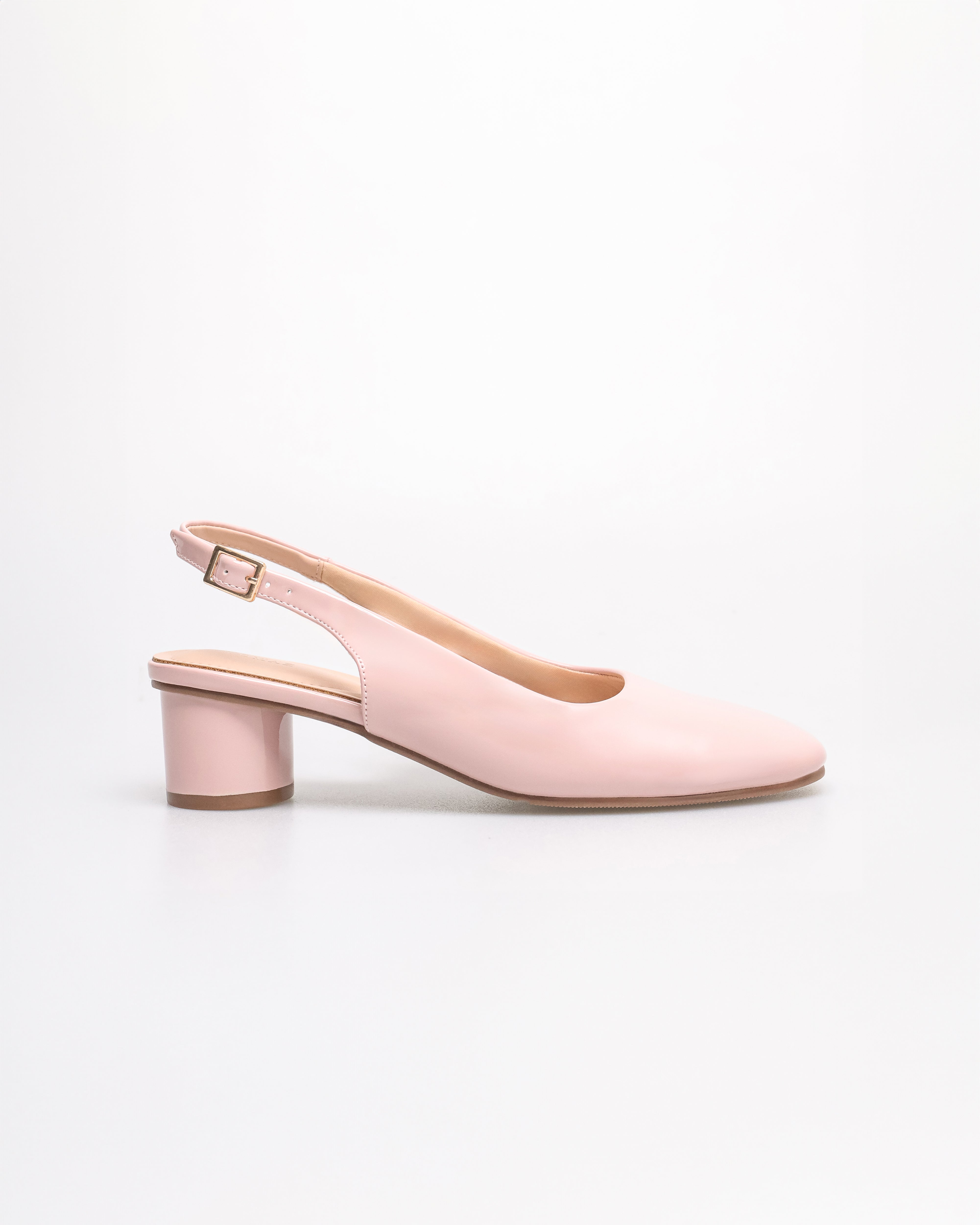 Tomaz NN360 Ladies Plain Slingback Heels (Nude)