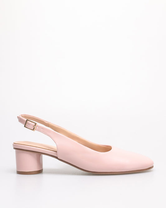 Tomaz NN360 Ladies Plain Slingback Heels (Nude)