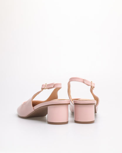 Tomaz NN360 Ladies Plain Slingback Heels (Nude)