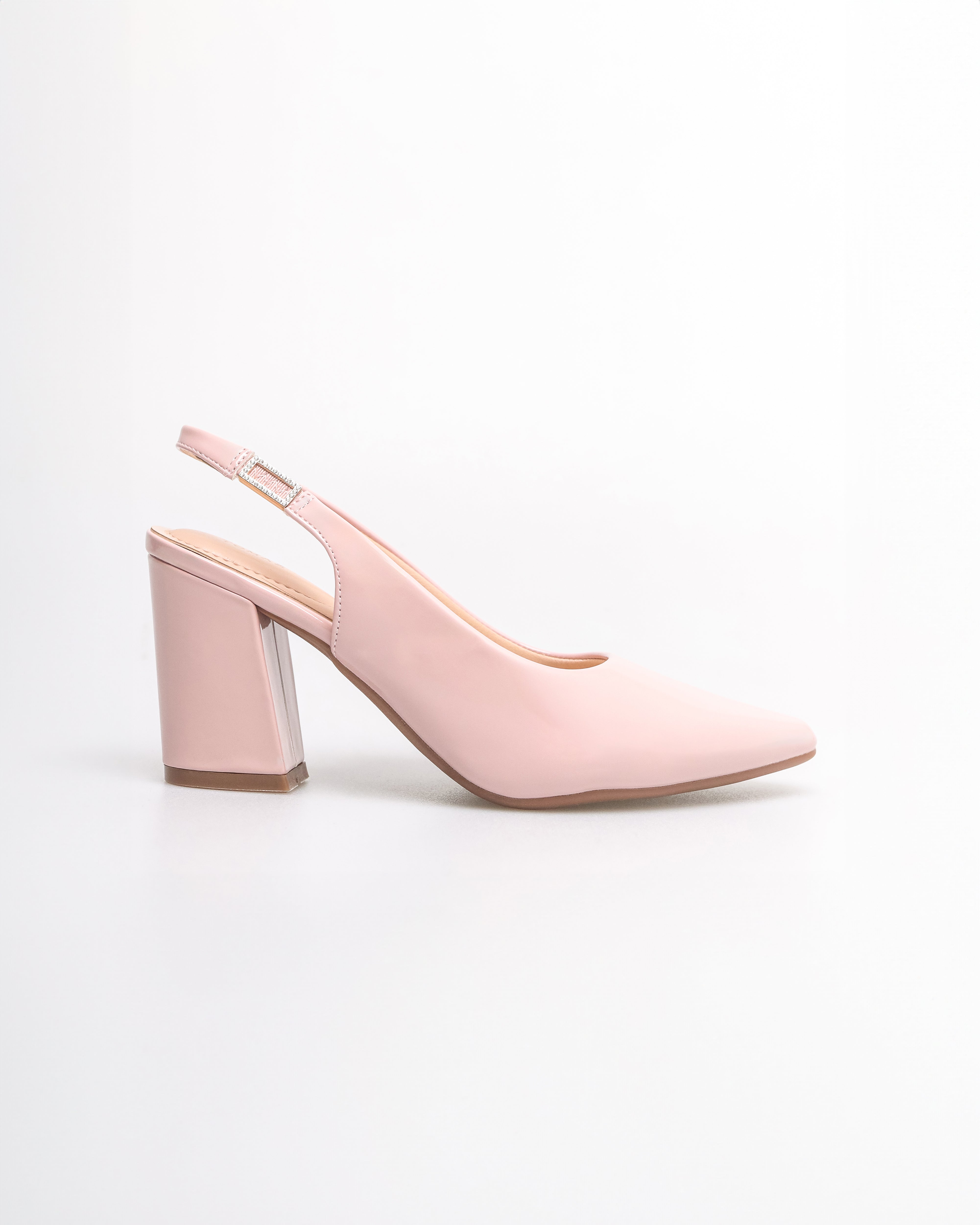 Tomaz NN439 Ladies Pointy Slingback Heels (Pink)