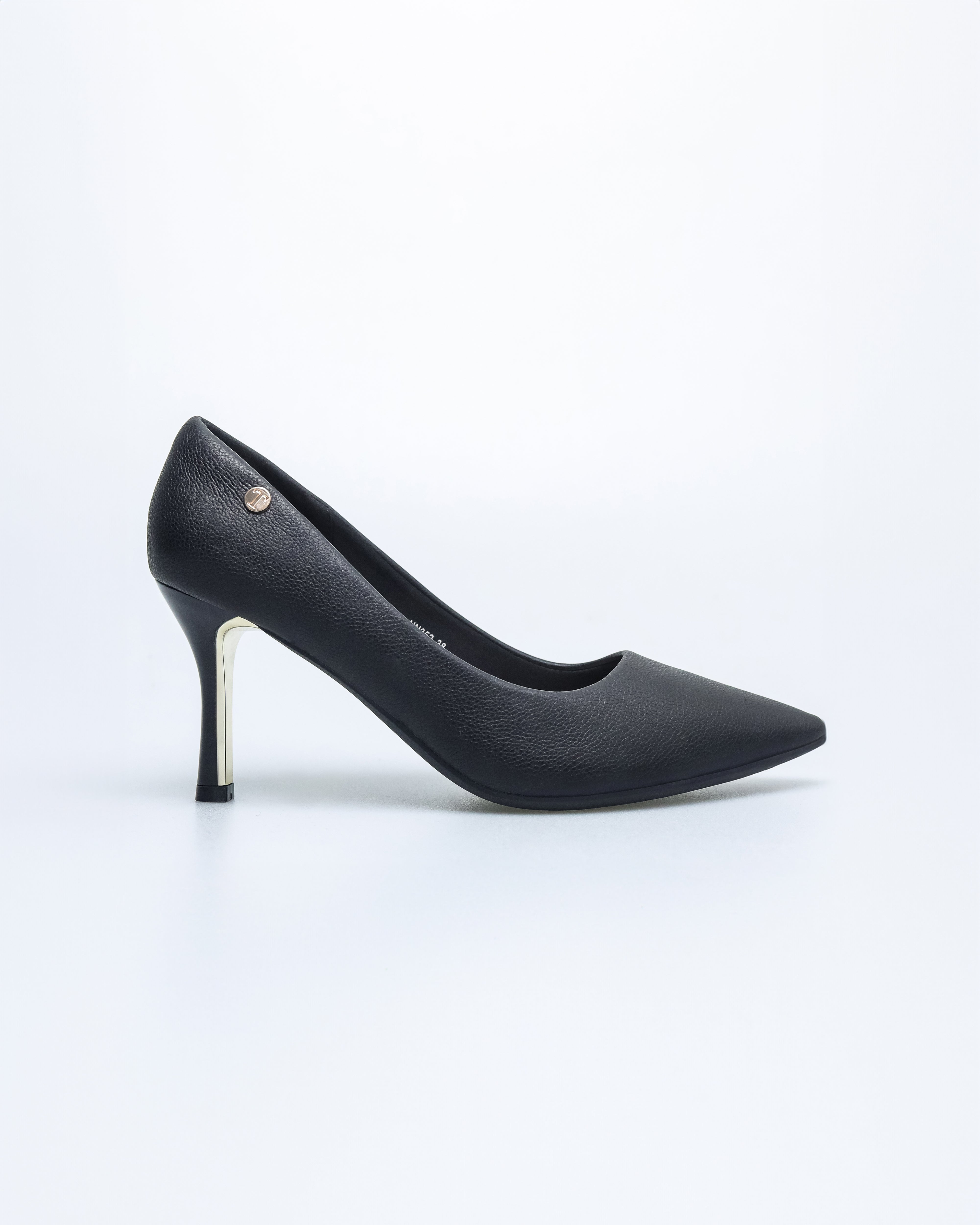 Tomaz NN352 Ladies T-Charm Pointy Heels (Black)