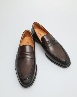 
                  
                    Load image into Gallery viewer, Tomaz F354 Men&amp;#39;s Penny Loafers (Coffee)
                  
                