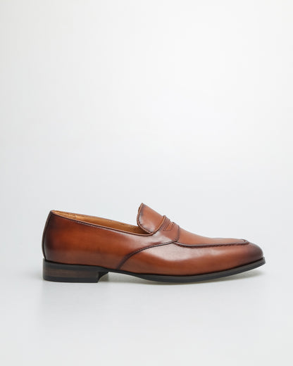 Tomaz F354 Men's Penny Loafers (Brown)