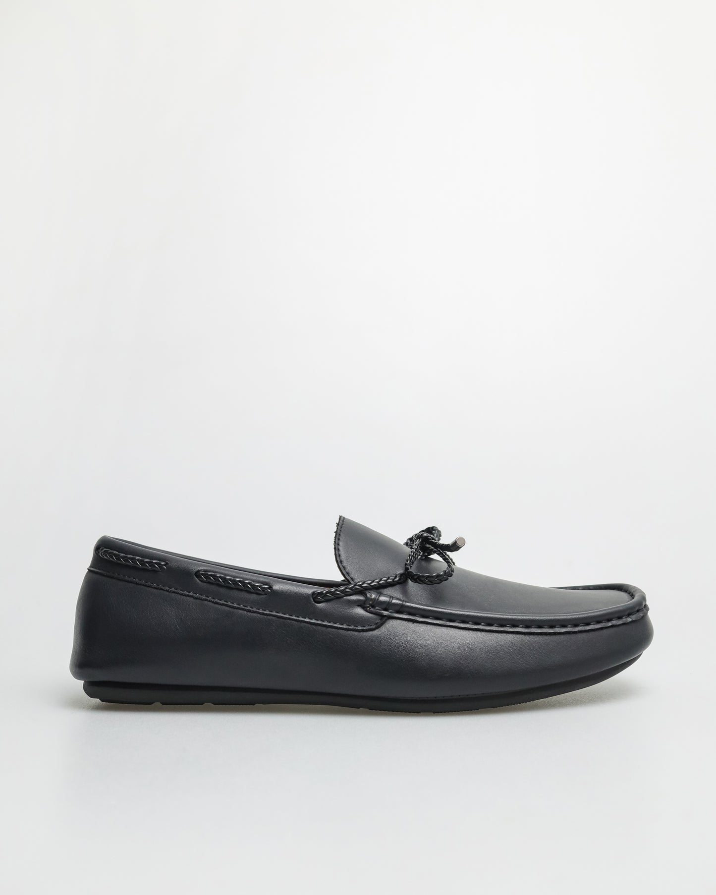 Tomaz C547 Men's Bow Moccasins (Black)