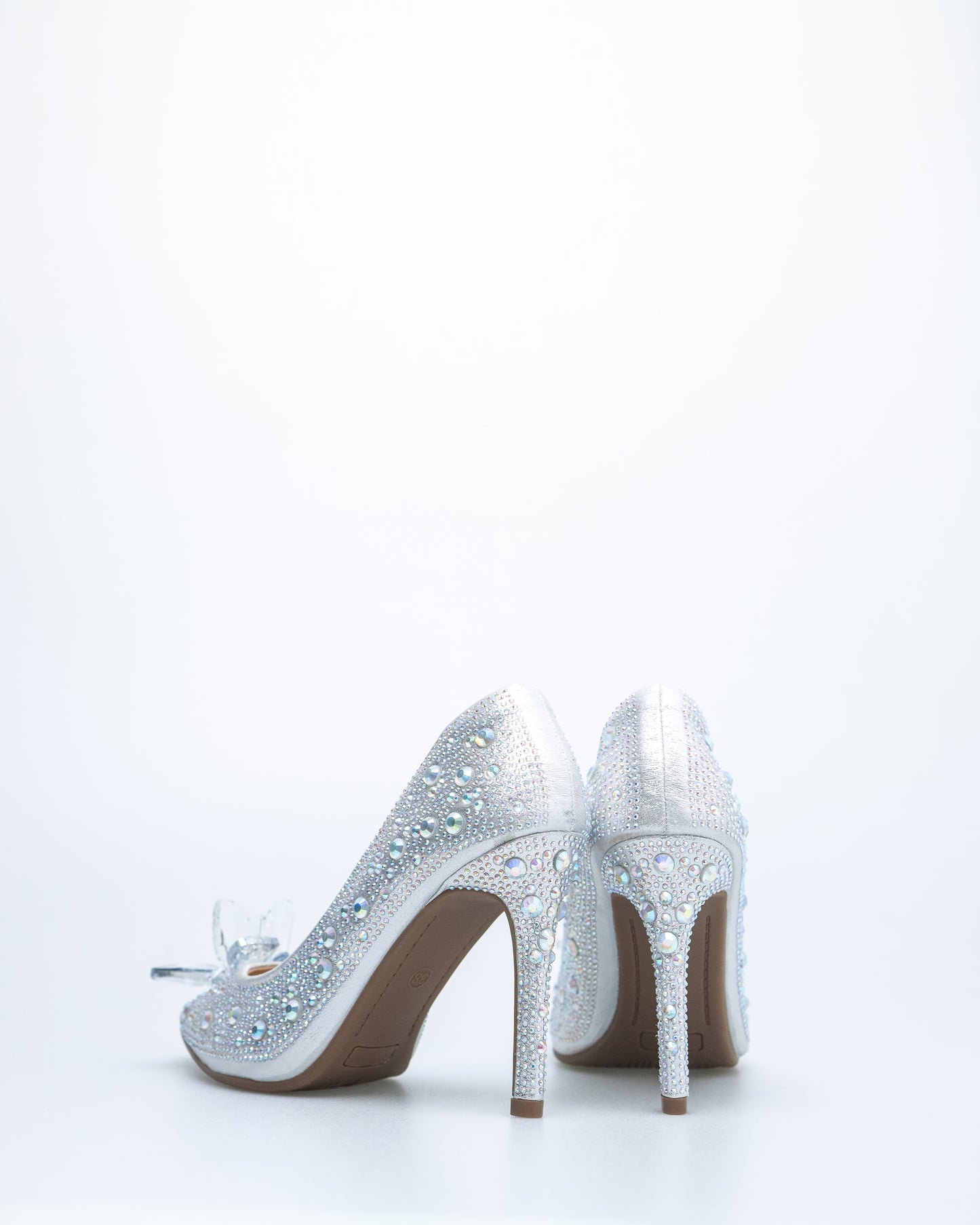 Tomaz NN391 Ladies Crystal Flower Heels