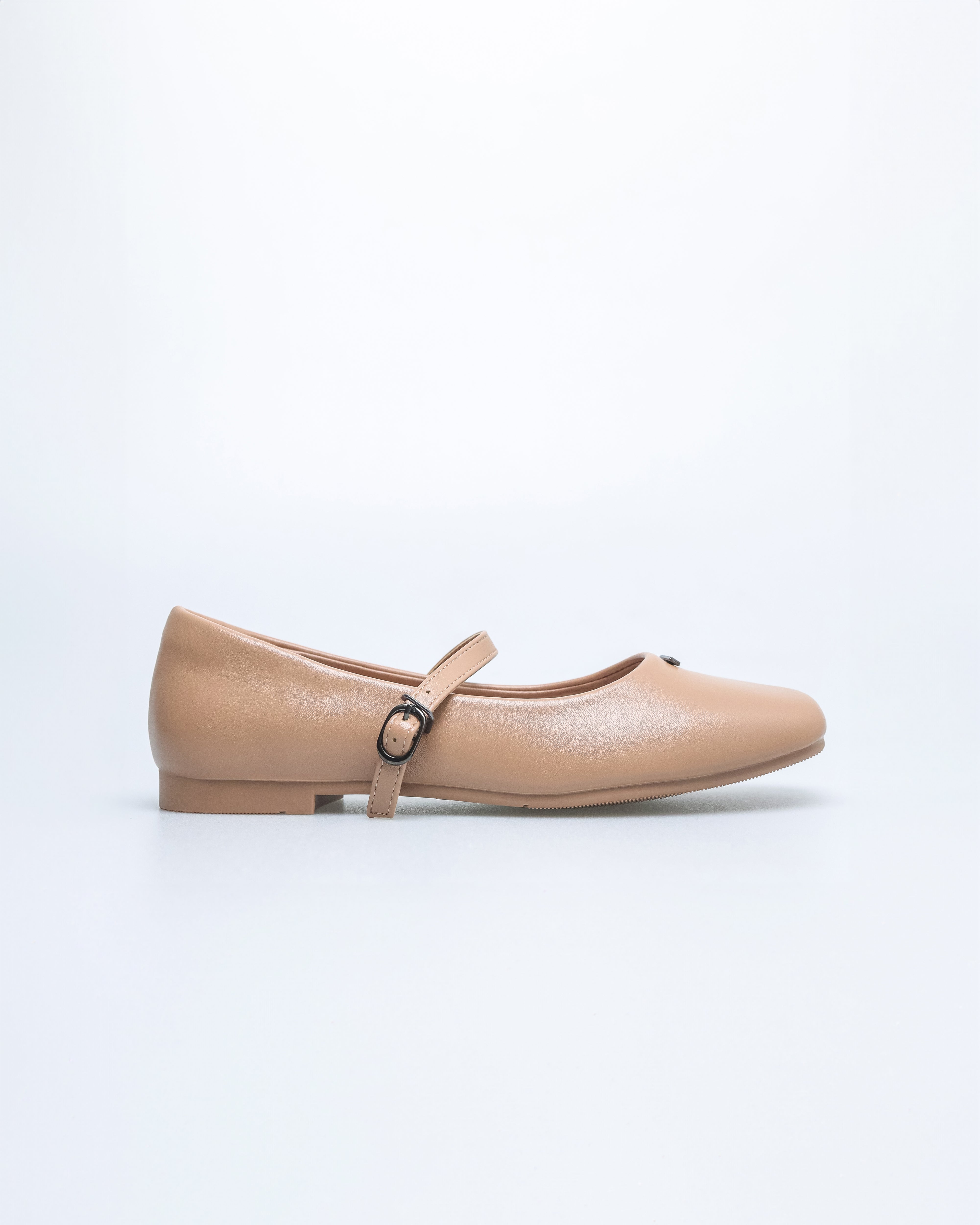 Tomaz NN399 Ladies Classy Rounded Flats (Beige)