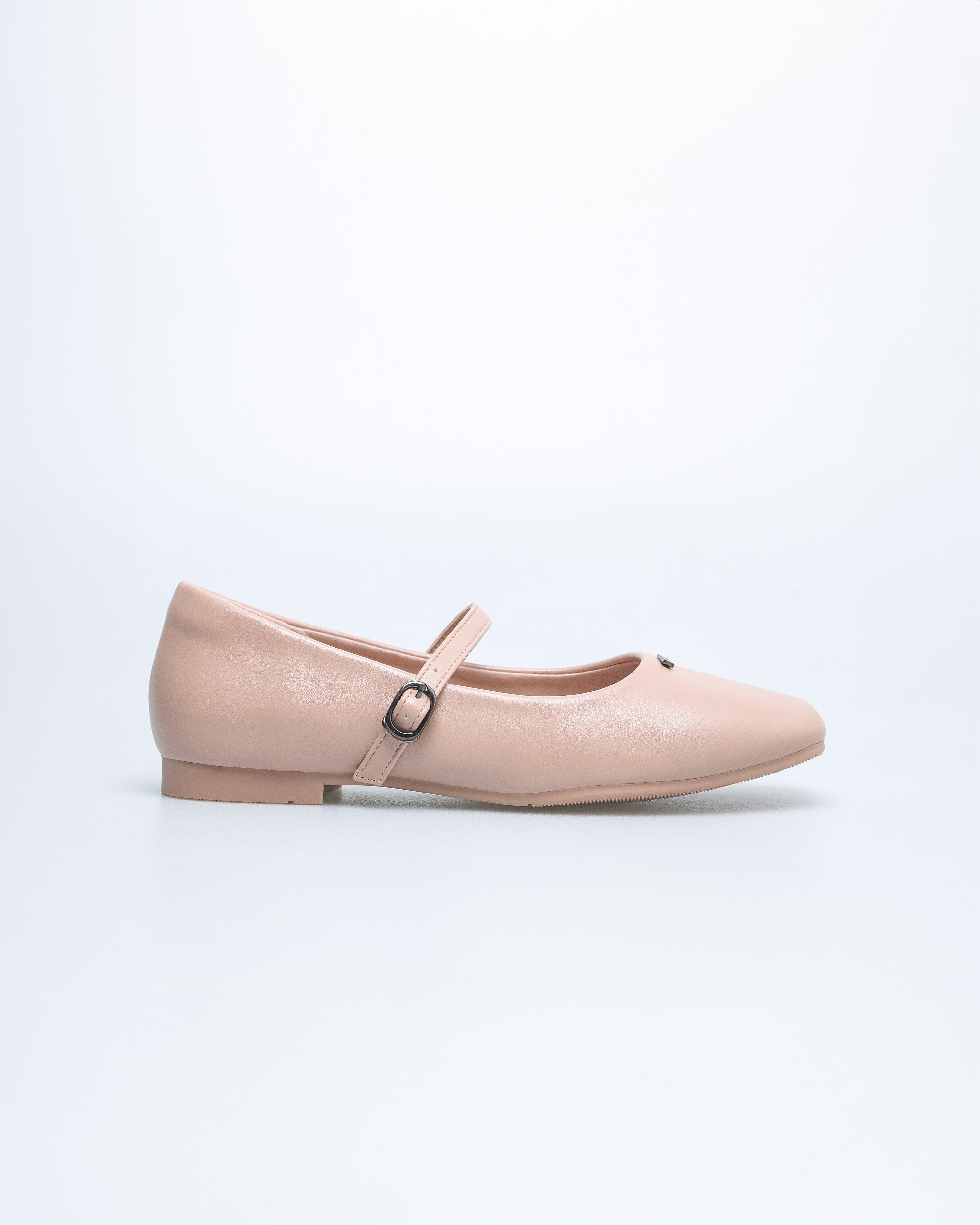 Tomaz NN399 Ladies Classy Rounded Flats (Nude)