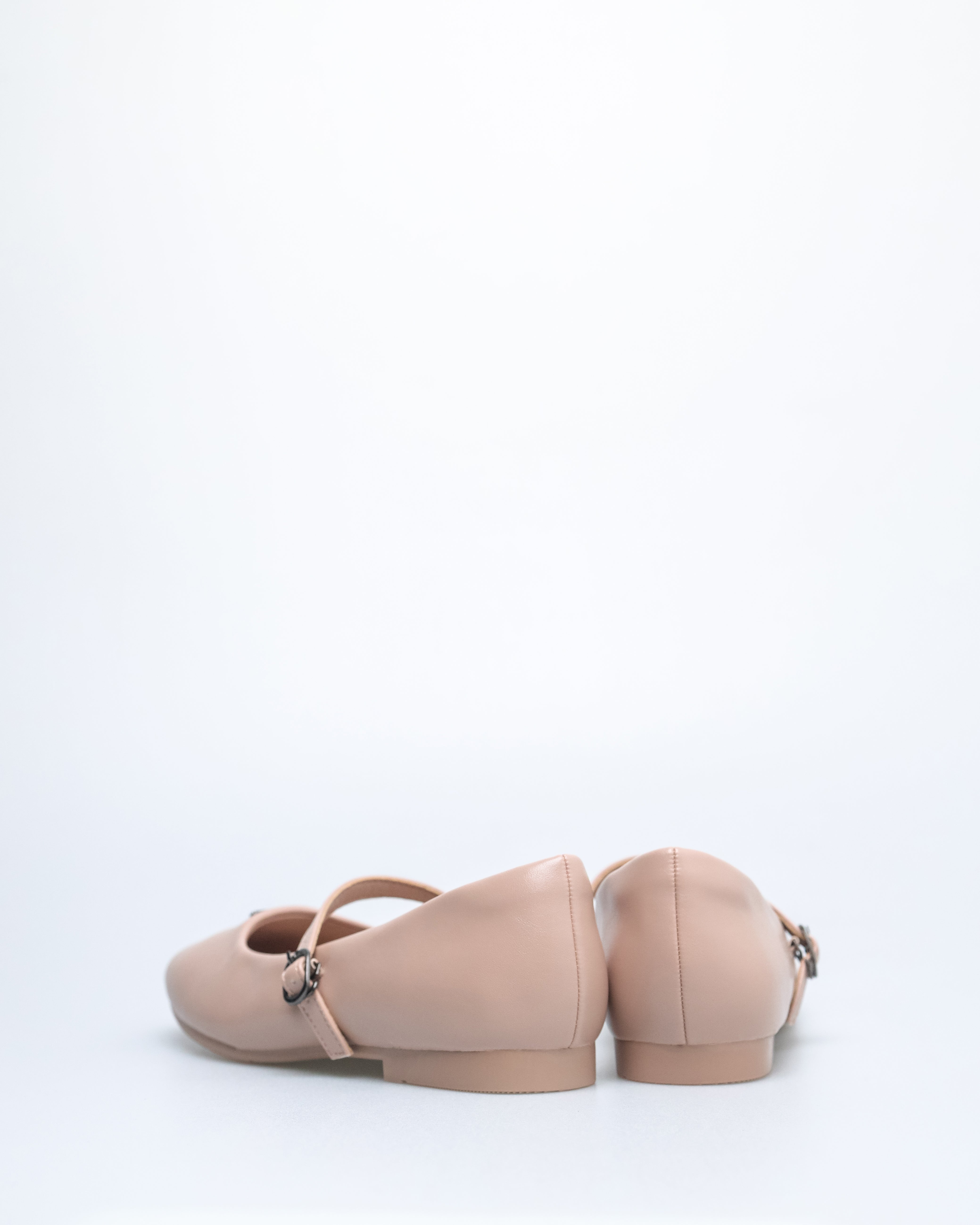 Tomaz NN399 Ladies Classy Rounded Flats (Nude)