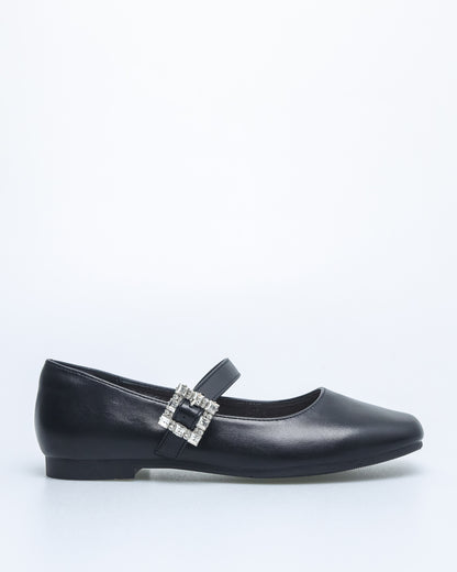 Tomaz NN400 Ladies Crystal Buckle Flats