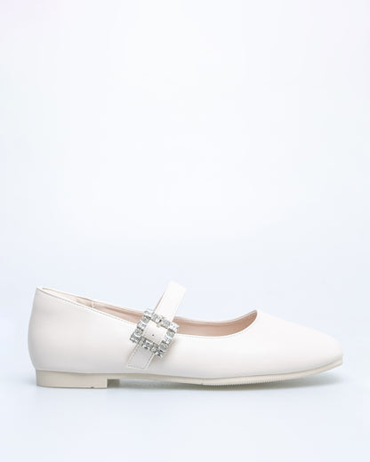 Tomaz NN400 Ladies Crystal Buckle Flats