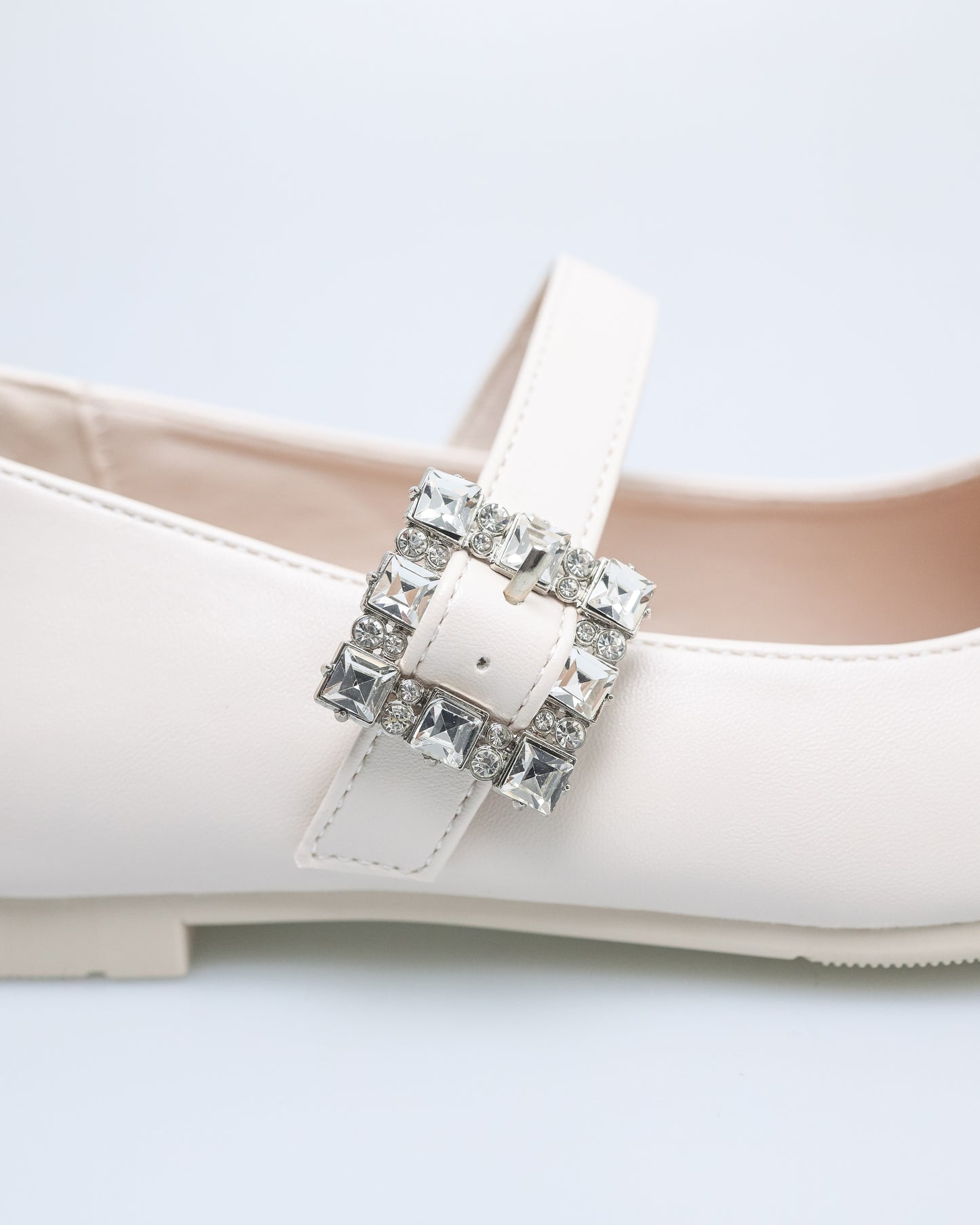 Tomaz NN400 Ladies Crystal Buckle Flats