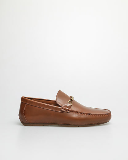 Tomaz C482 Buckle Moccasins (Brown)