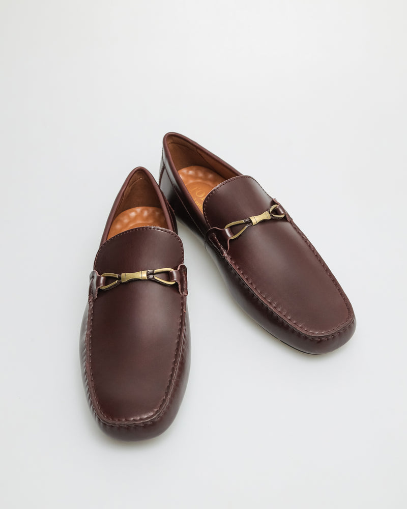 
                  
                    Load image into Gallery viewer, Tomaz C482 Buckle Moccasins (Coffee)
                  
                