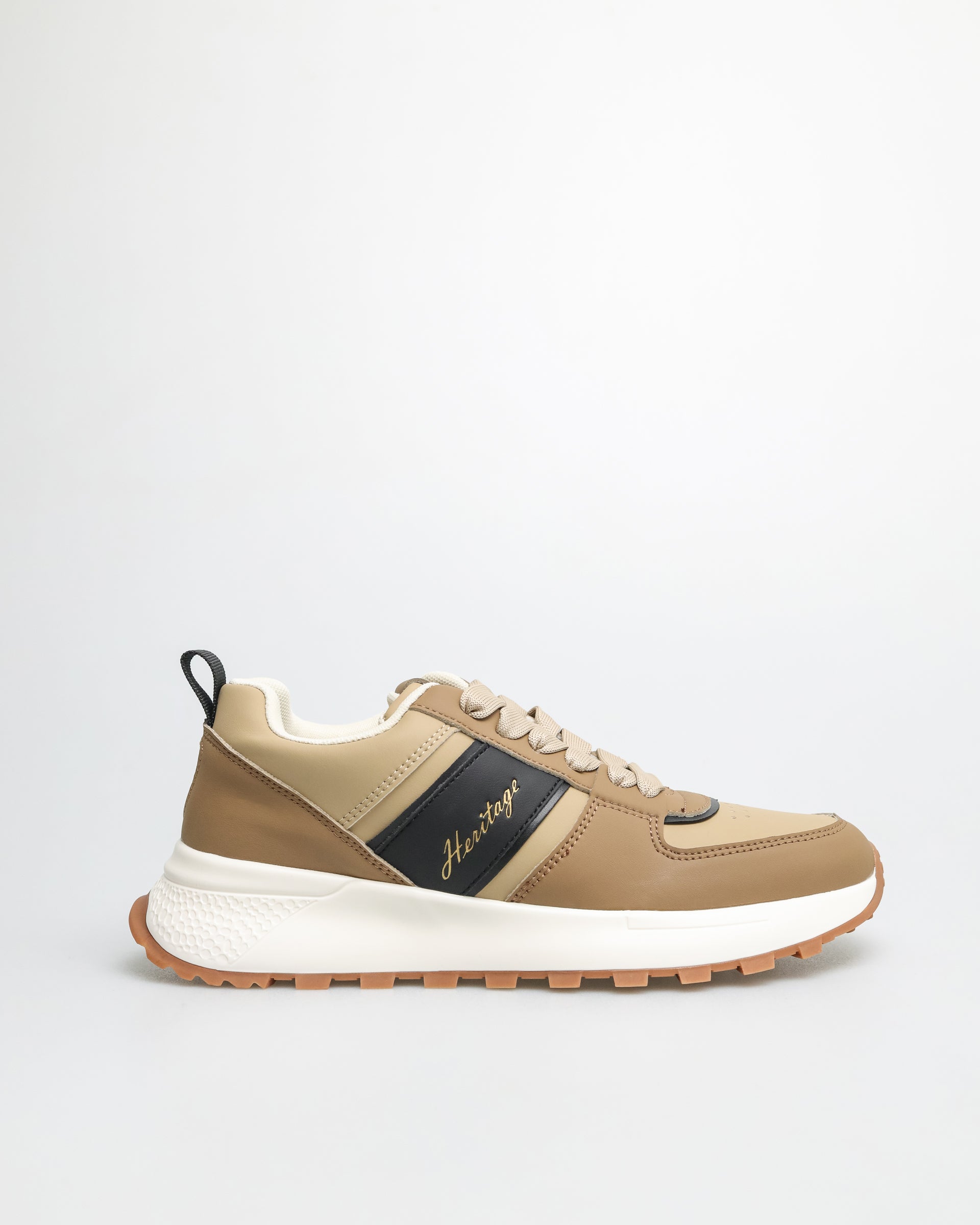 Tomaz TY021 Men's Sneakers (Khaki/Apricot/Black)