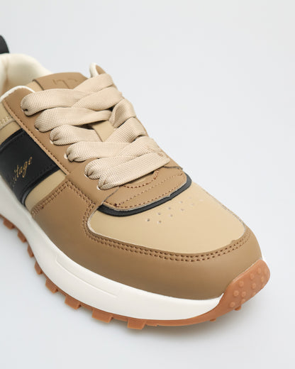 Tomaz TY021 Men's Sneakers (Khaki/Apricot/Black)