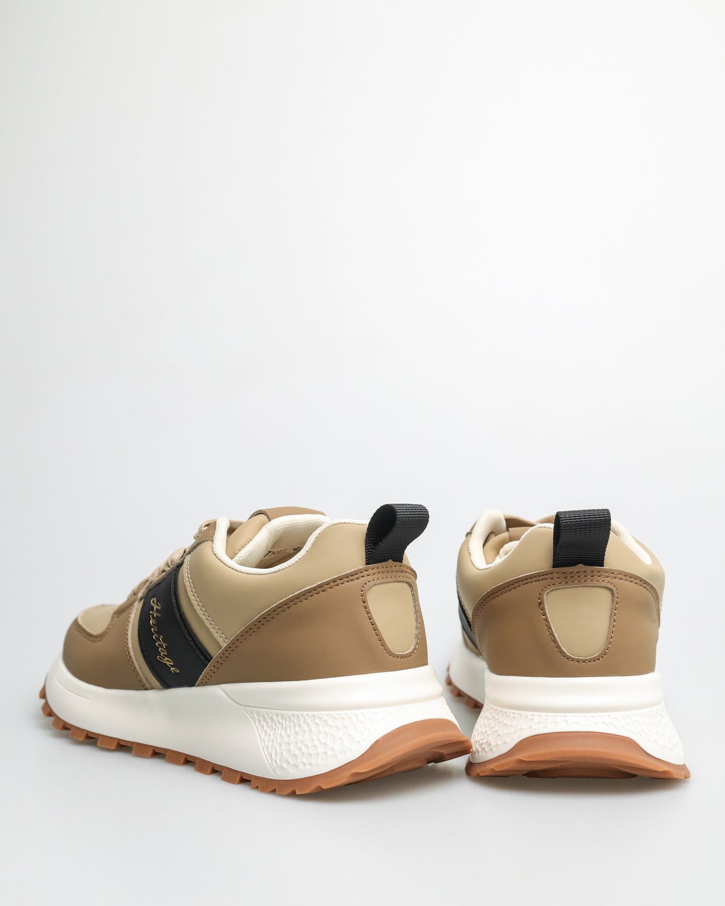 Tomaz TY021 Men's Sneakers (Khaki/Apricot/Black)
