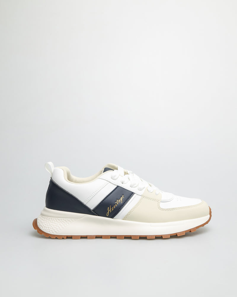 Tomaz TY021 Men's Sneakers (Apricot/White/Navy)