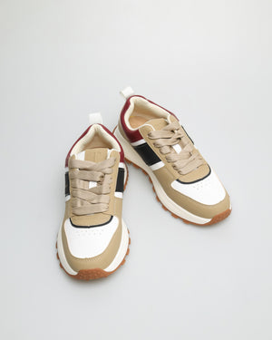 
                  
                    Load image into Gallery viewer, Tomaz TY021 Men&amp;#39;s Sneakers (Apricot/White/Black)
                  
                