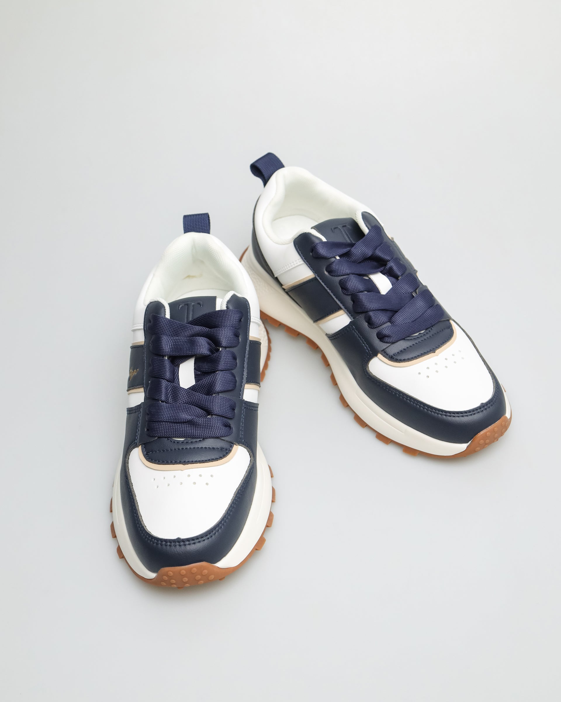 Tomaz TY021 Men's Sneakers (Navy/White/Apricot)