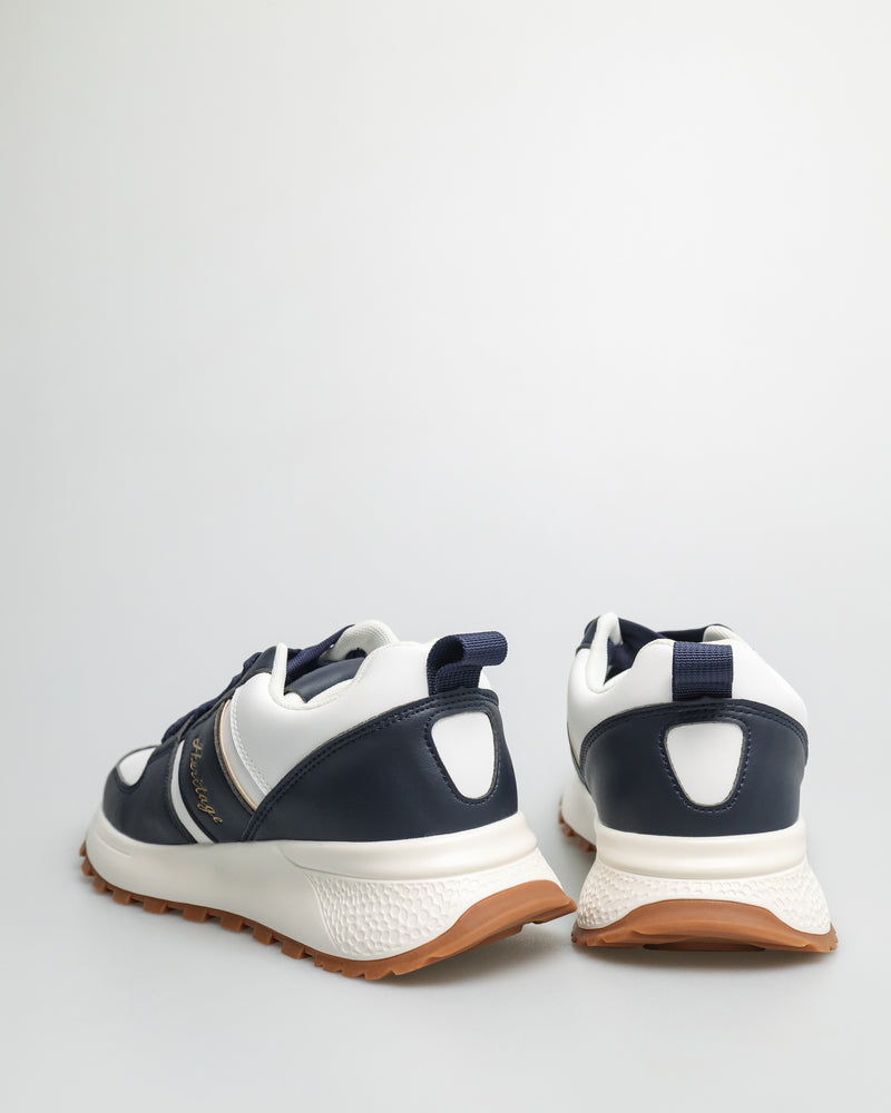 
                  
                    Load image into Gallery viewer, Tomaz TY021 Men&amp;#39;s Sneakers (Navy/White/Apricot)
                  
                