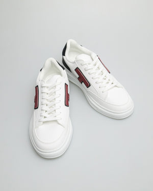 
                  
                    Load image into Gallery viewer, Tomaz TY016 Men&amp;#39;s Sneakers (White/Red)
                  
                
