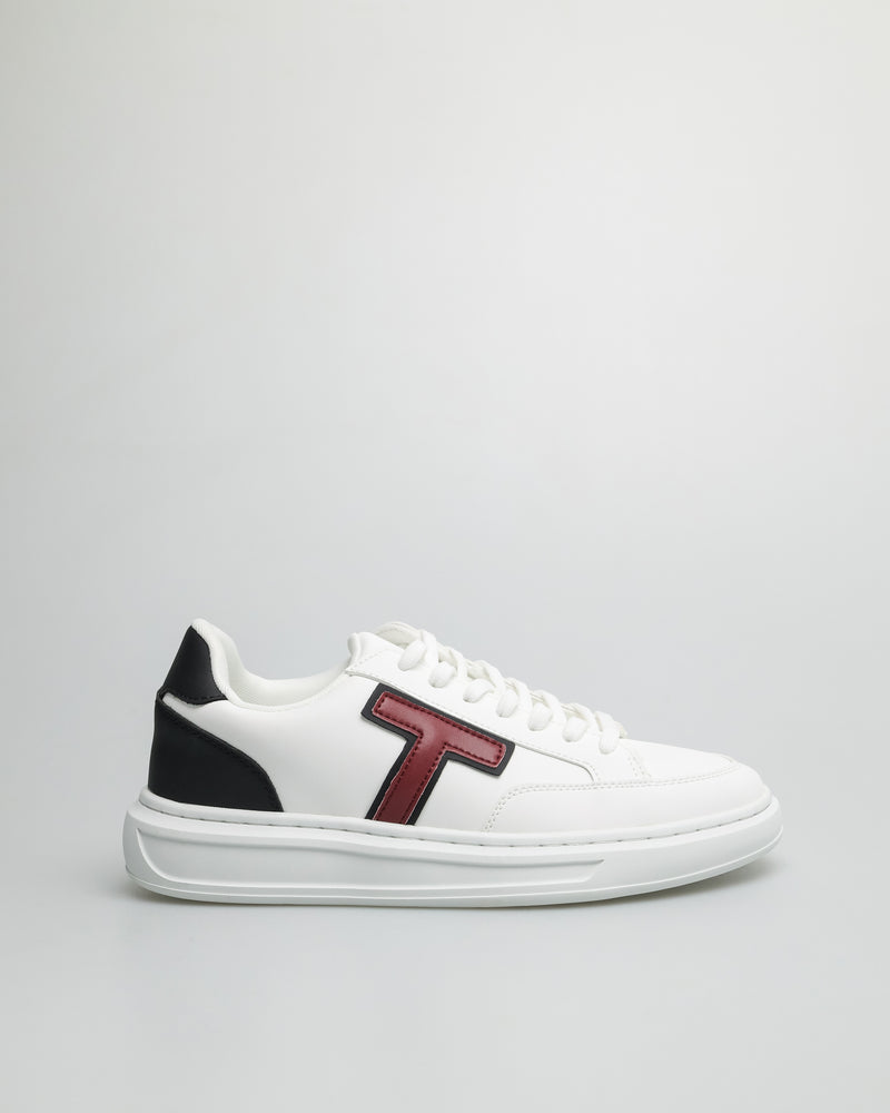 
                  
                    Load image into Gallery viewer, Tomaz TY016 Men&amp;#39;s Sneakers (White/Red)
                  
                
