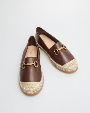 
                  
                    Load image into Gallery viewer, Tomaz YX146 Ladies Espadrille Buckle Flats (Coffee)
                  
                