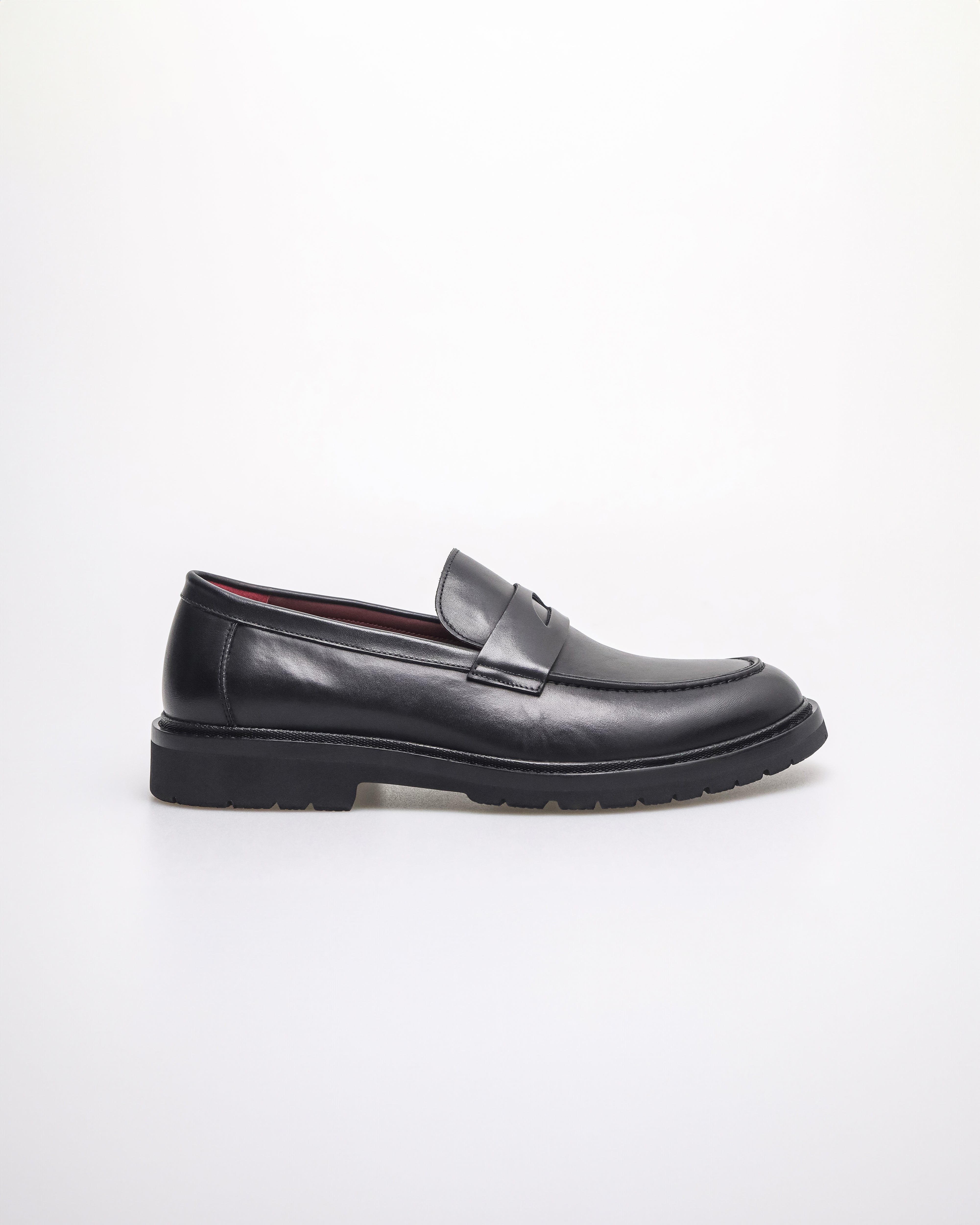 Tomaz HF106 Men's Penny Loafers (Black)