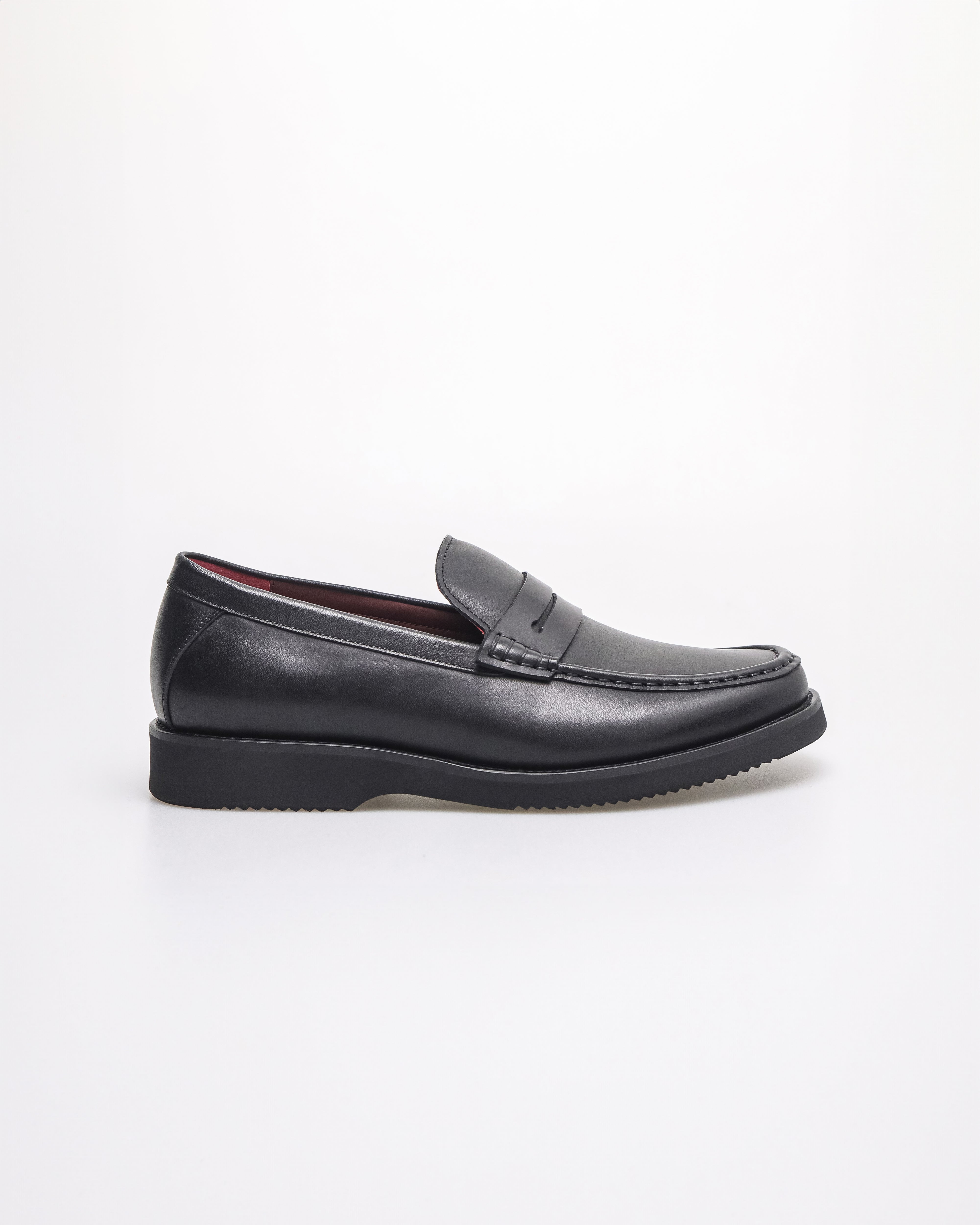 Tomaz HF107 Men's Penny Loafers (Black)