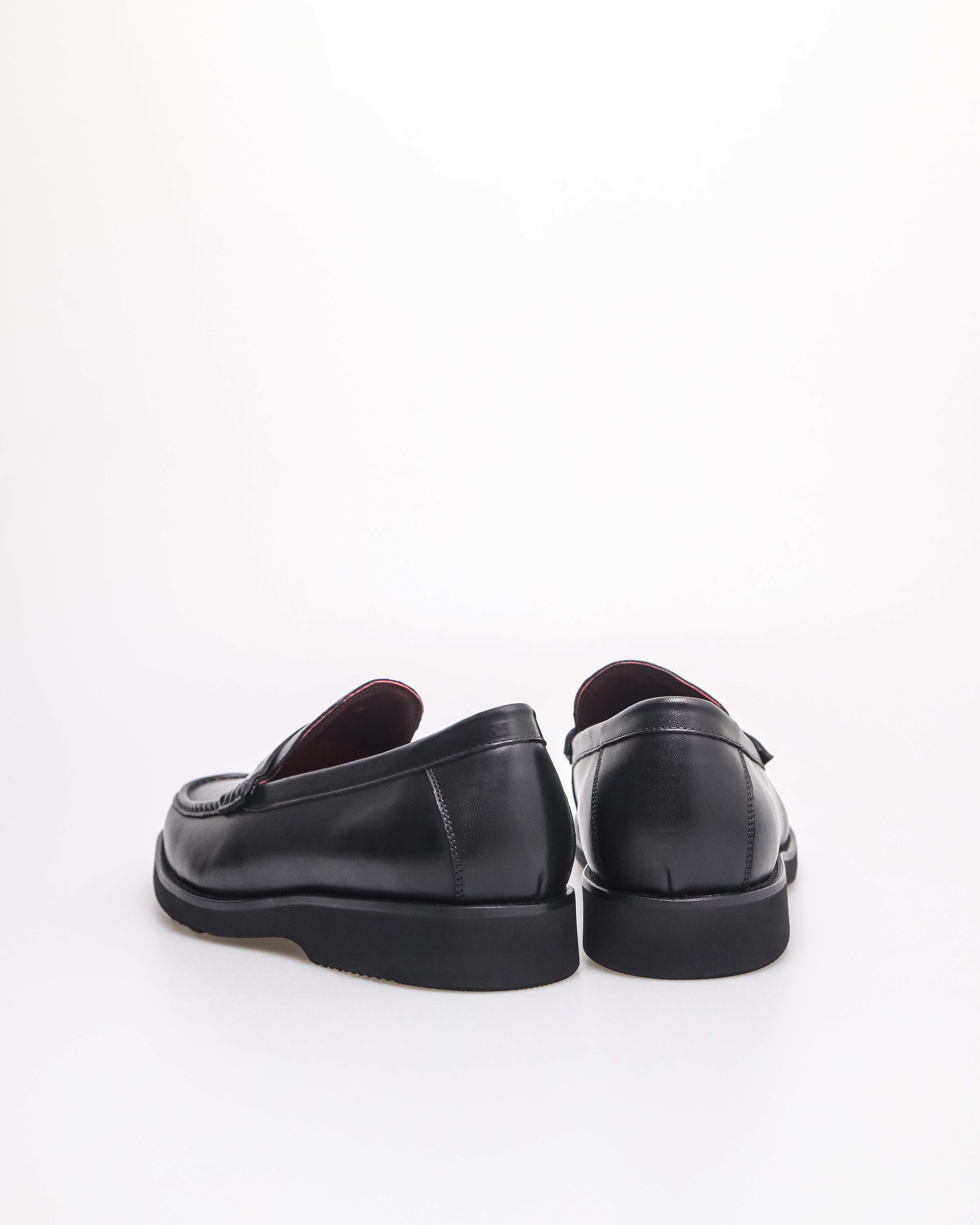 Tomaz HF107 Men's Penny Loafers (Black)