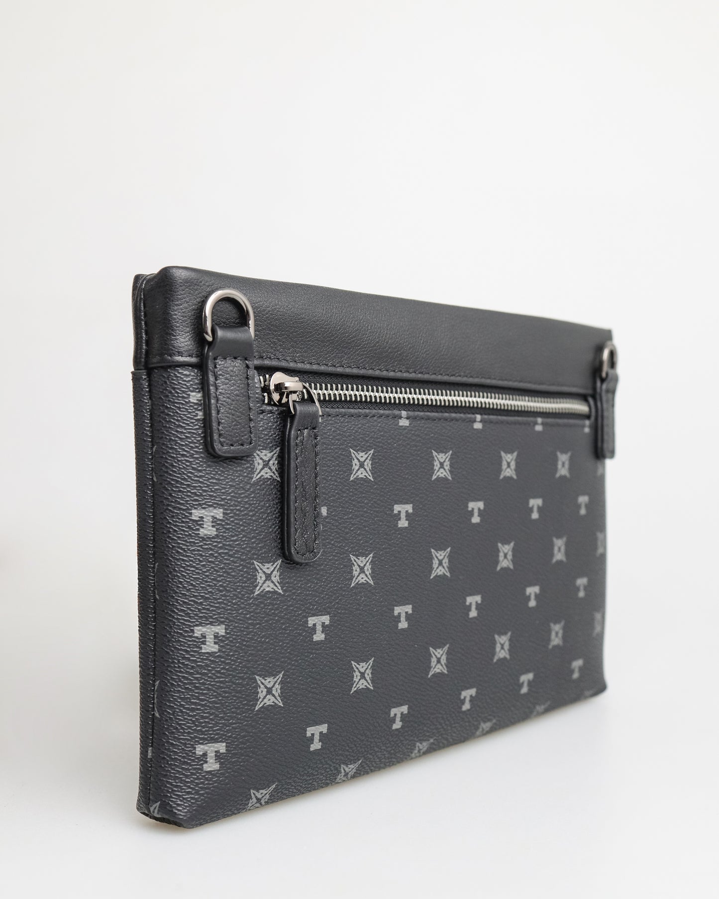 Tomaz NT-TZ411 Monogram Men's Clutch (Black)