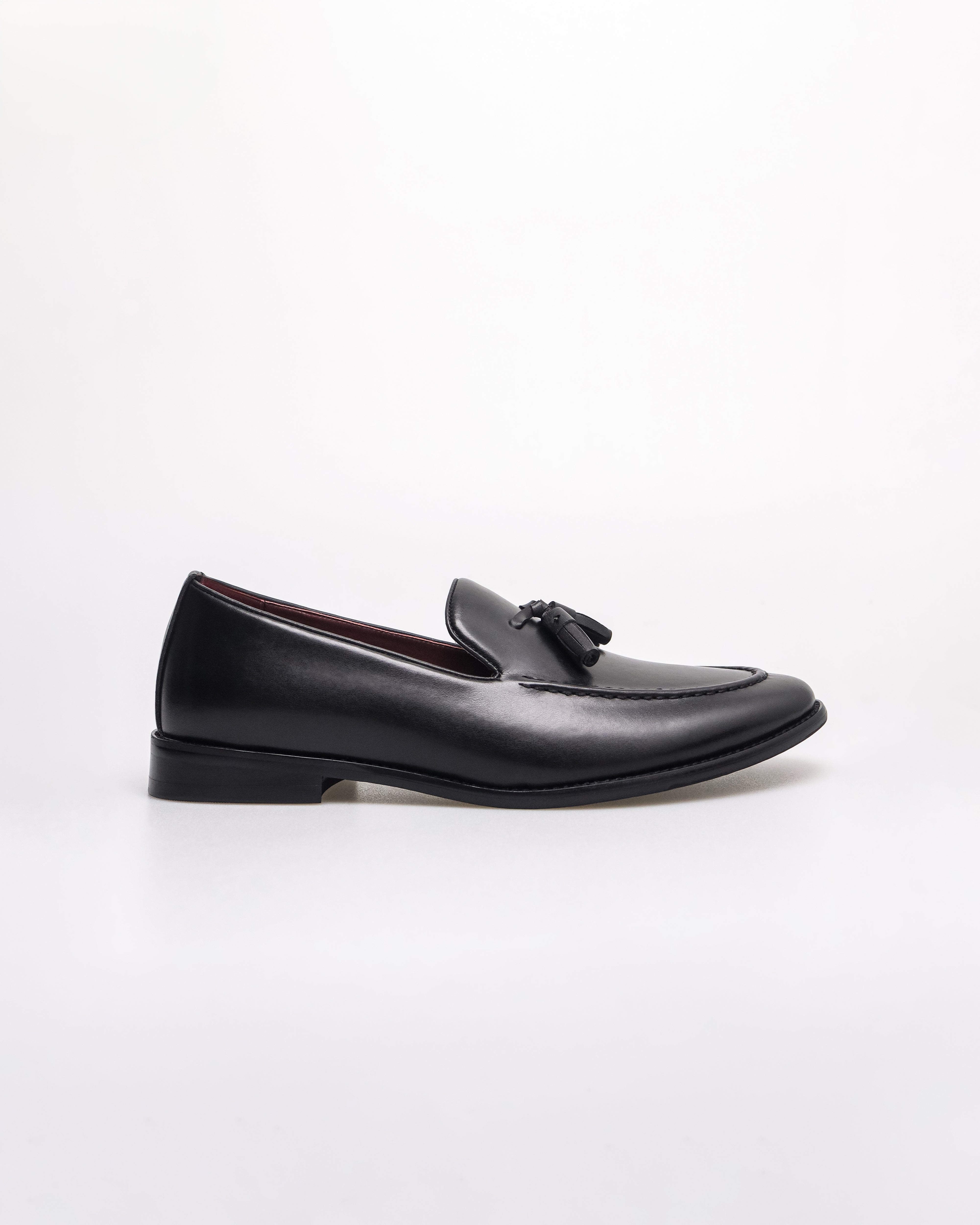 Tomaz HF116 Men's Classic Tassel Loafers (Black)