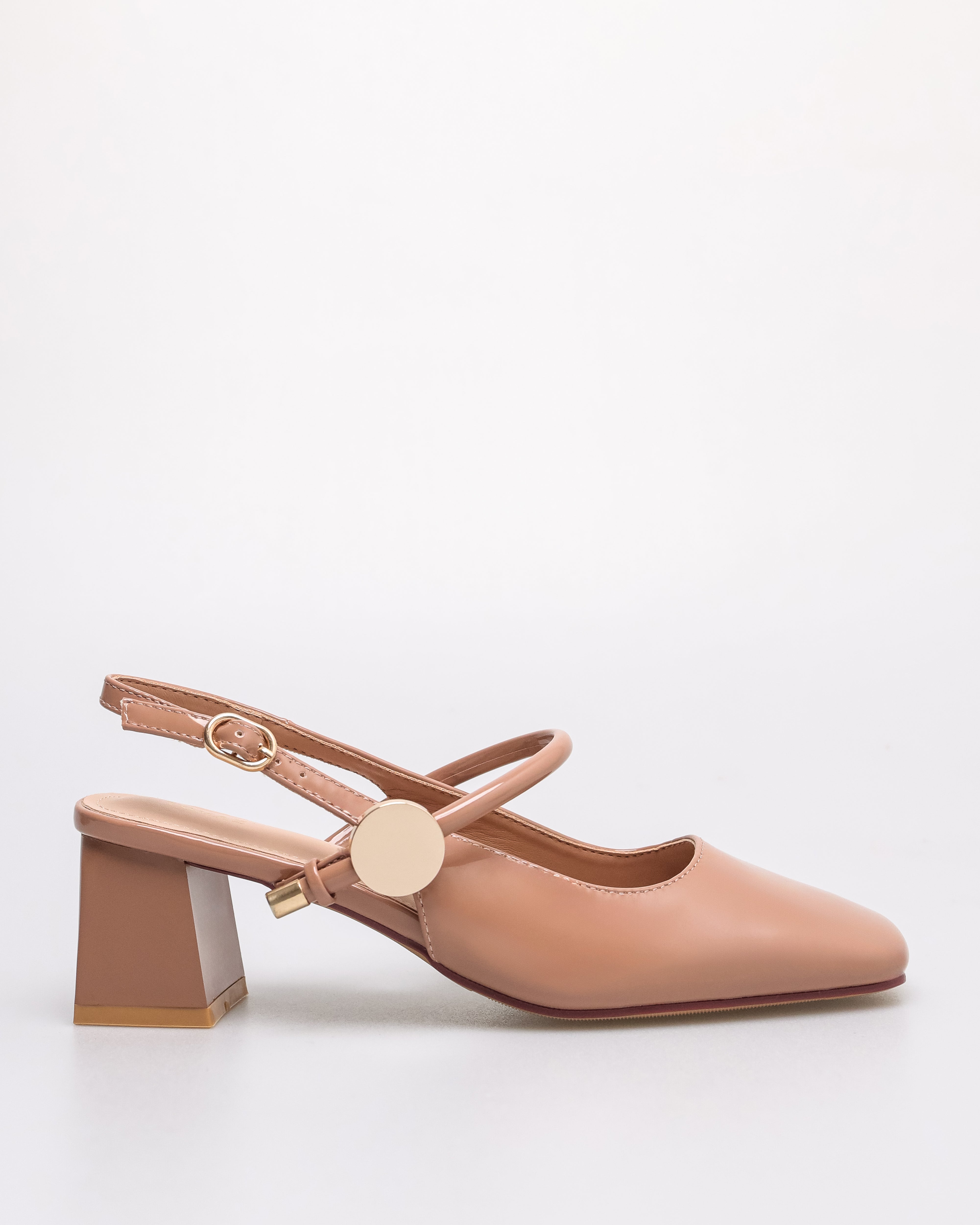 Tomaz NN476 Ladies Slingback Heels (Nude)