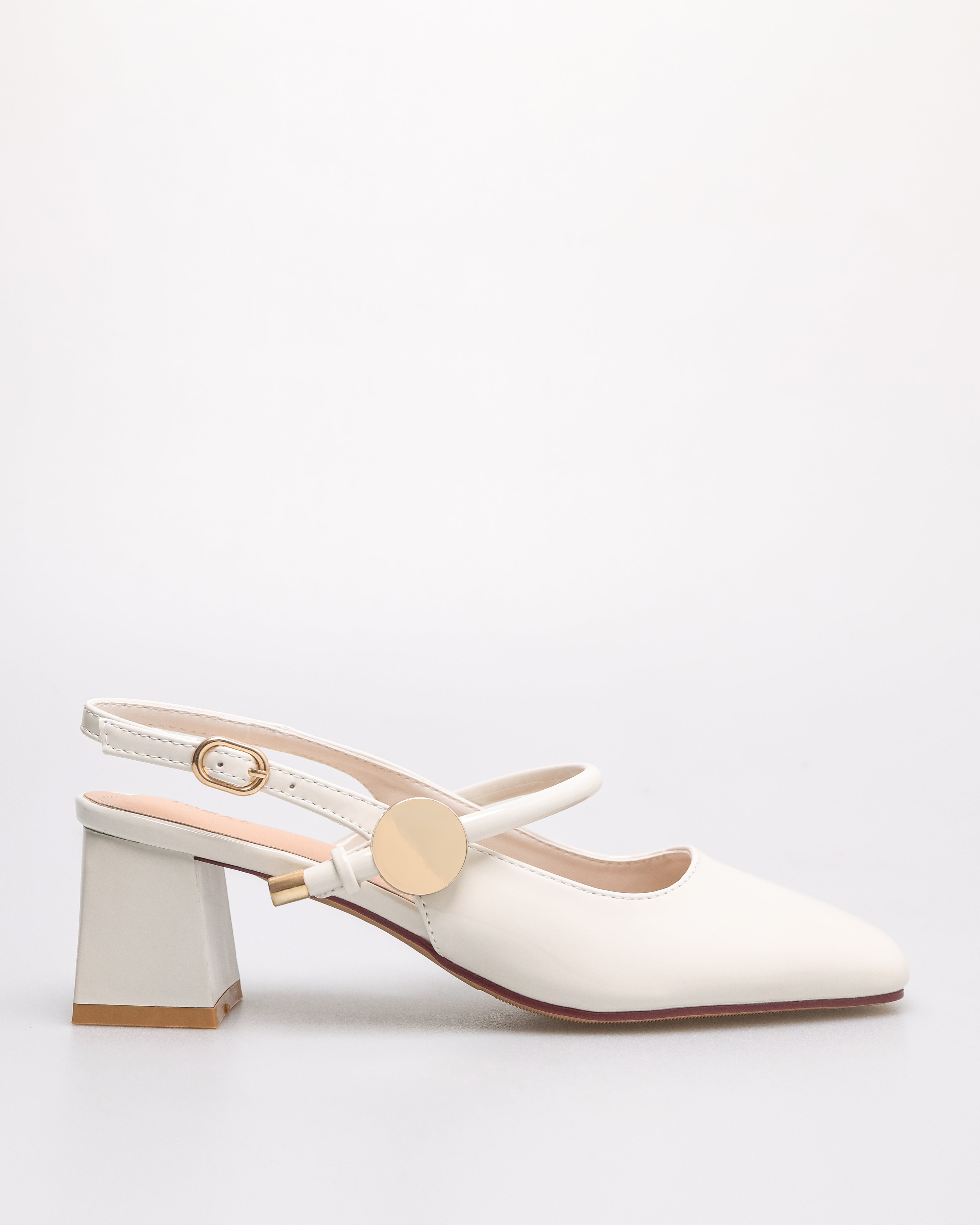 Tomaz NN476 Ladies Slingback Heels (Cream)