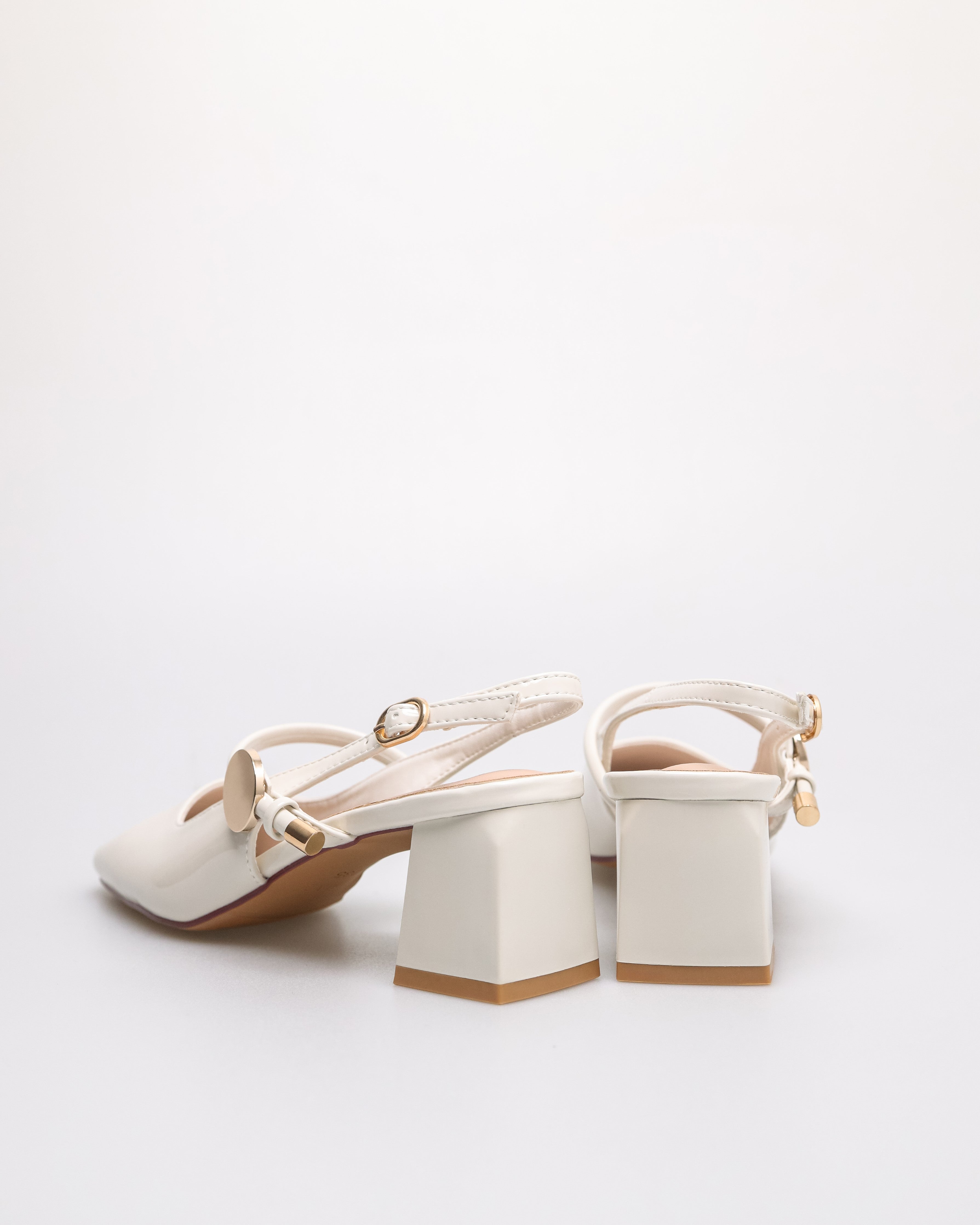 Tomaz NN476 Ladies Slingback Heels (Cream)