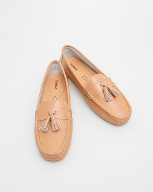 
                  
                    Load image into Gallery viewer, Tomaz YX142 Ladies Tassel Loafers (Brown)
                  
                